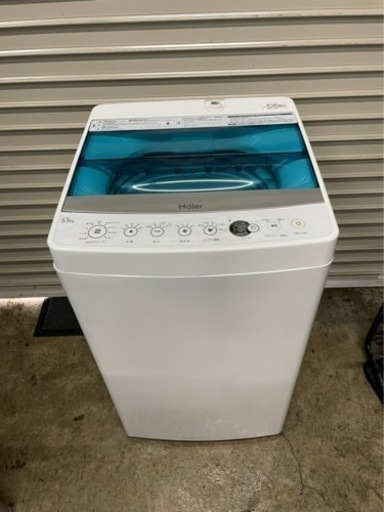 y2070 分解清掃済み　Haier 2018年　5.5kg洗濯機　JW-C55A　ハイアール　洗濯機