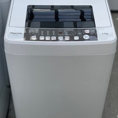送料・設置込み 洗濯機 5.5kg Hisense 2018年 - 洗濯機 