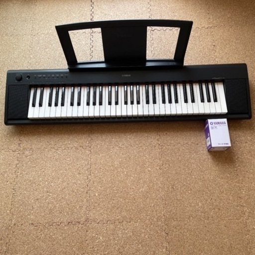 電子キーボードpiaggero(ピアジェーロ) ブラック NP-11 - 鍵盤楽器、ピアノ