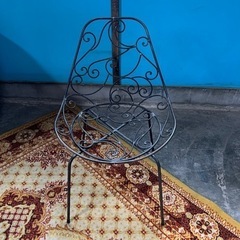 北海道 帯広  ガーデンチェア ヴィンテージ アイアン製 2脚セット