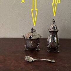 イギリスアンティークシルバー３点セット　１９００年代初頭