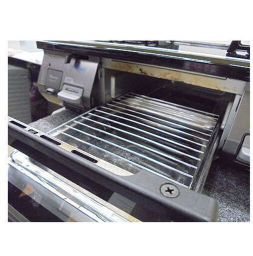 札幌【LP 2口 ガステーブル リンナイ】幅約59cm 水無しグリル 左強火