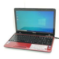 中古良品 即使用可 新品SSD Wi-Fi有 東芝 ノートパソコン T451/46DR 赤色