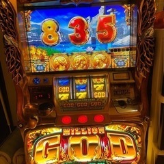 ミリオンゴッド凱旋 メダル不要機 カウンター付き