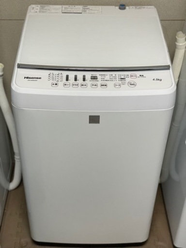 送料・設置込み　洗濯機　4.5kg Hisense 2017年