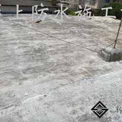 平屋外壁塗替え工事 − 沖縄県