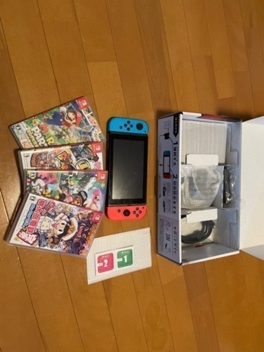 任天堂Switch人気ソフト4本付き