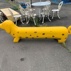 犬 型 ミニチュアダックス ビッグ ベンチ 椅子