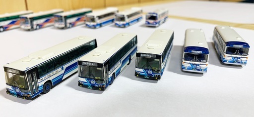 【希少】沖縄のバス　ミニカー１０台