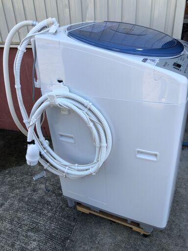 SHARP/シャープ洗濯乾燥機【洗濯8kg/乾燥4.5kg】ES-TA840 2014年製 J07060
