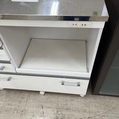 値下げ J1428   イヌイ株式会社 ステンレストップキッチンカウンター　ステンレストップカウンター  キッチン収納 クリーニング済み 