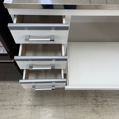 値下げ J1428   イヌイ株式会社 ステンレストップキッチンカウンター　ステンレストップカウンター  キッチン収納 クリーニング済み 