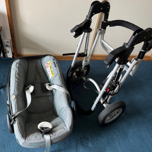 ベビーカー マキシコシ ペブルプラス/ ノマドグリーン andエアーバギー