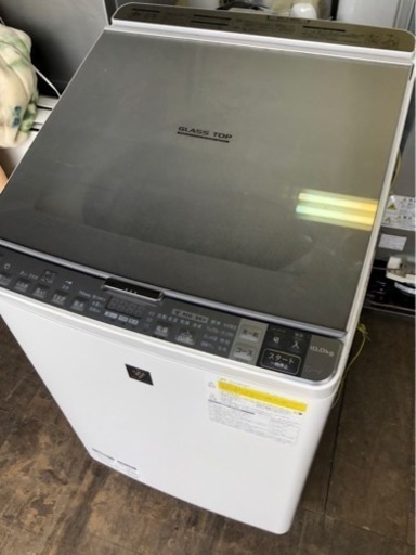 配送可能　シャープ SHARP ES-PX10A-S [タテ型洗濯乾燥機 （10.0kg） シルバー系]