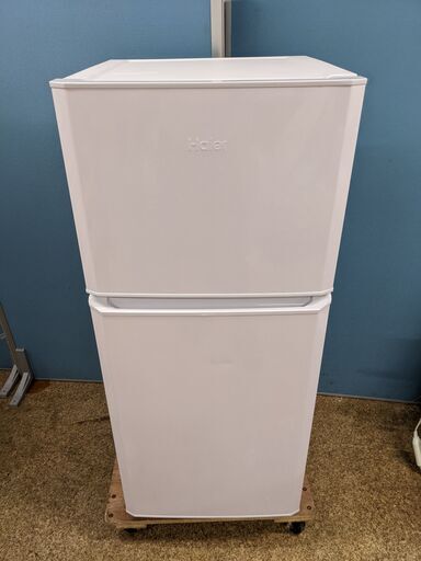 2017年製 Haier 冷凍冷蔵庫 121L JR-N121A 耐熱性能天板 LED庫内灯