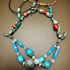 凝りに凝った超大作！2wayブレスレットohsis 〜美品 2way仕様 凝りに凝った超大作！2wayブレスレット/“ designer ohsis