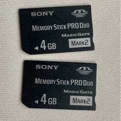 ソニー メモリースティック PRO デュオ 4GB ×2枚セット