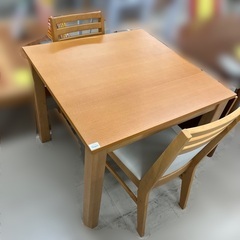 J1437 家具の大丸 フレッツ カタバタ80DT ダイニングテーブルセット 