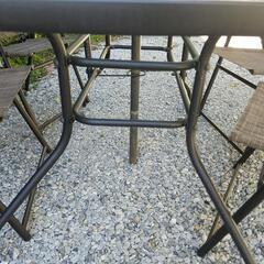 US.ガーデンテーブルセット パラソル付き