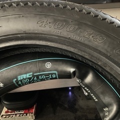 IRC チューブ　unilli 4.00-19 ビンテージタイヤ　セット　ほぼ新品