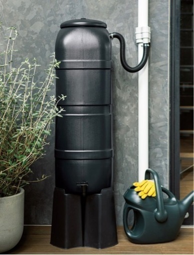ガーデニング フラワー ガーデニング用品 エクステリア 英国Strata社製雨水貯水タンク ブラック　容量100L G10408