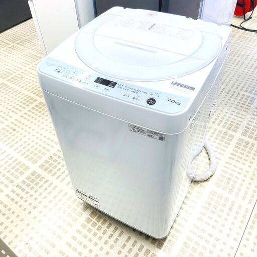 1/3シャープ/SHARP 洗濯機 ES-GE7F 2021年製 7キロ www