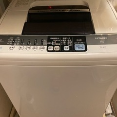 HITACHI 洗濯機　乾燥付き　仙台市　日立 白い約束　NW-...