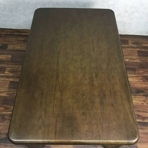 PH9/56　キツツキ 飛騨家具 リビングテーブル ダイニング 大型 W1350×D850×H680㎜ 飛騨産業 中古品 食卓 木製　