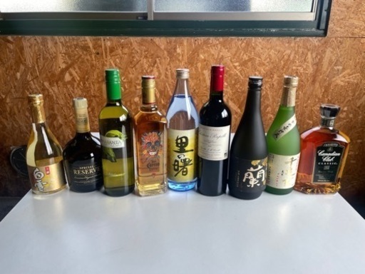 1 いろいろなお酒 ウイスキー 芋焼酎 麦焼酎 焼酎 節約 シャンパン 