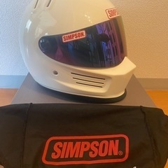 SIMPSON シンプソンヘルメット バンディットプロ ホワイト...