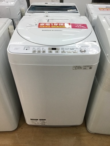 【トレファク神戸新長田】SHARPの2019年製の全自動洗濯機です!!!！!【取りに来れる方限定】