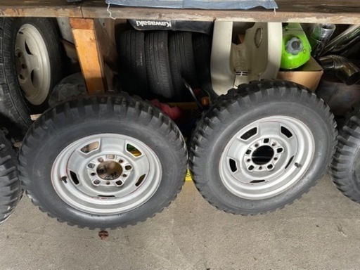 ジムニーSJ30 純正ホイール 希少ゲタ山タイヤ付 ブリヂストン 6.00-16