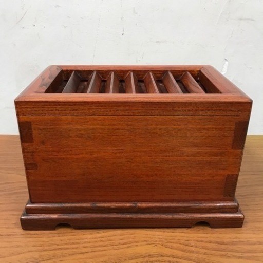 取引場所 南観音 V2207-707 檜の賽銭箱 賽銭箱 7寸（横幅22cm