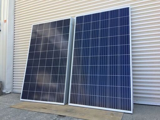【引取り限定！】在庫多数 ソーラーパネル 270W 10枚まとめて 寸法1650×990×35mm 発電確認済み♪ 太陽光パネル/太陽光発電 中古現状品 札幌北区篠路町太平 引取り限定！】在庫多数 ソーラーパネル 270W 10枚まとめて 寸法1650×990