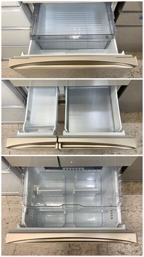 【値下げしました！】TOSHIBA/東芝 5ドア冷蔵庫 465L 自動製氷機能付き GR-M470GW(ZC) 2018年製 ラピスアイボリー 取扱説明書付【ユーズドユーズ名古屋天白店】J1947