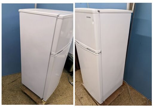 2019年製 アイリスオーヤマ 冷凍冷蔵庫 118L AF118-W 右開き
