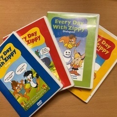 Every Day with Zippy DVDセット　DWE DWE エブリデイ・ウィズ・ジッピー DVD全4巻 CD3巻
