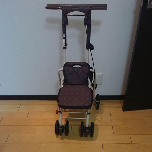 シルバーカー　ブラウン TakaoF　幸和製作所　押し車