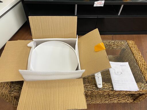 【リサイクルショップどりーむ天保山店】●329●　美品❕　ミニシーリングライト　リモコン付き♪