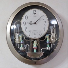 リズム時計　からくり時計　Small World 懐メロ　クオーツ式