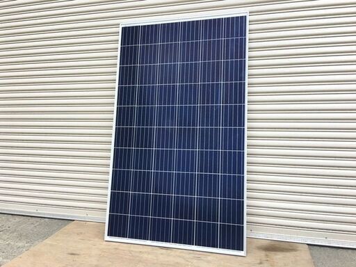 【引取り限定！】在庫多数 ソーラーパネル 270W １枚 寸法1650×990×35mm 発電確認済み 太陽光パネル/太陽光発電/DIY/車 中古現状品 札幌市北区篠路町太平