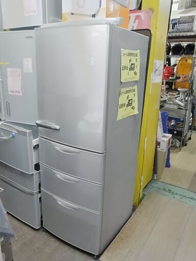 セール中につき、通常特価49,478円より5,000円引きの44,478円!　AQUA　アクア　ノンフロン冷凍冷蔵庫　355L　AQR-361C　4ドア冷蔵庫　2014年製