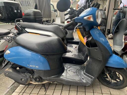 東京大塚発スズキ・レッツ CA4AA現役バイク自賠責付き試乗も可能整備点検済み,乗って帰れます！
