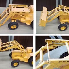 全長約63㎝ FORD 750 バックホーローダー ERTL製 ダイキャスト 1/12