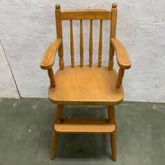 【KASHIWA】 柏木工 木製ベビーチェアー ハイチェア 椅子 イス
