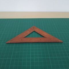 レトロ　アンティーク品　三角定規木製　寸目