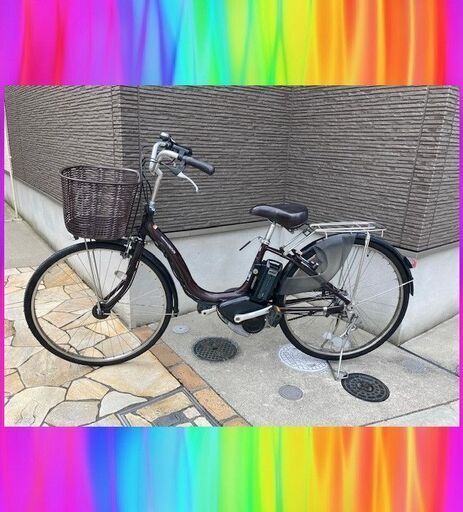 美車バッテリーほぼ新品！8.7Ahヤマハ　パスナチュラ　26インチ　 電動自転車　電動アシスト自転車 　中古   7222