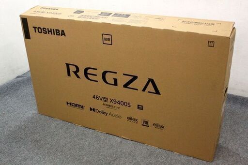 開封済み未使用品 TOSHIBA 東芝 REGZA 4K有機ELテレビ 48X9400S 2021年製 家電 店頭引取歓迎 R6200)