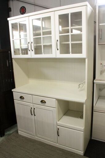 NITORI/ニトリ キッチンボード ミランダ 幅120cm ホワイトウォッシュ 