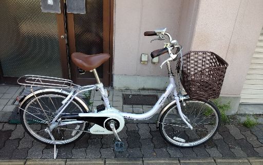 (本体のみ)Panasonic [VIVI SS]20吋 電動アシスト自転車 内装3段/パープル